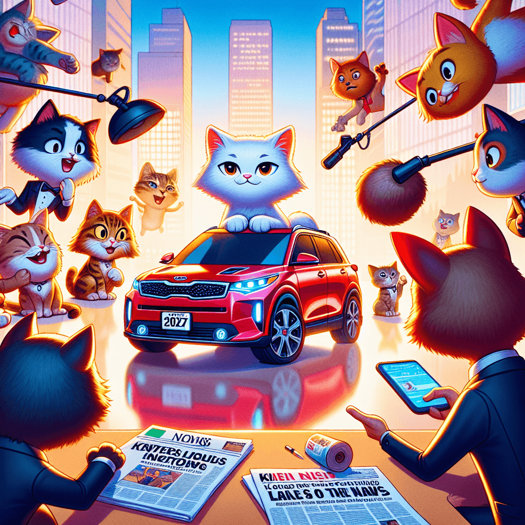 Hybrid Fun on Wheels! Cats Love the New 2027 Kia Seltos
