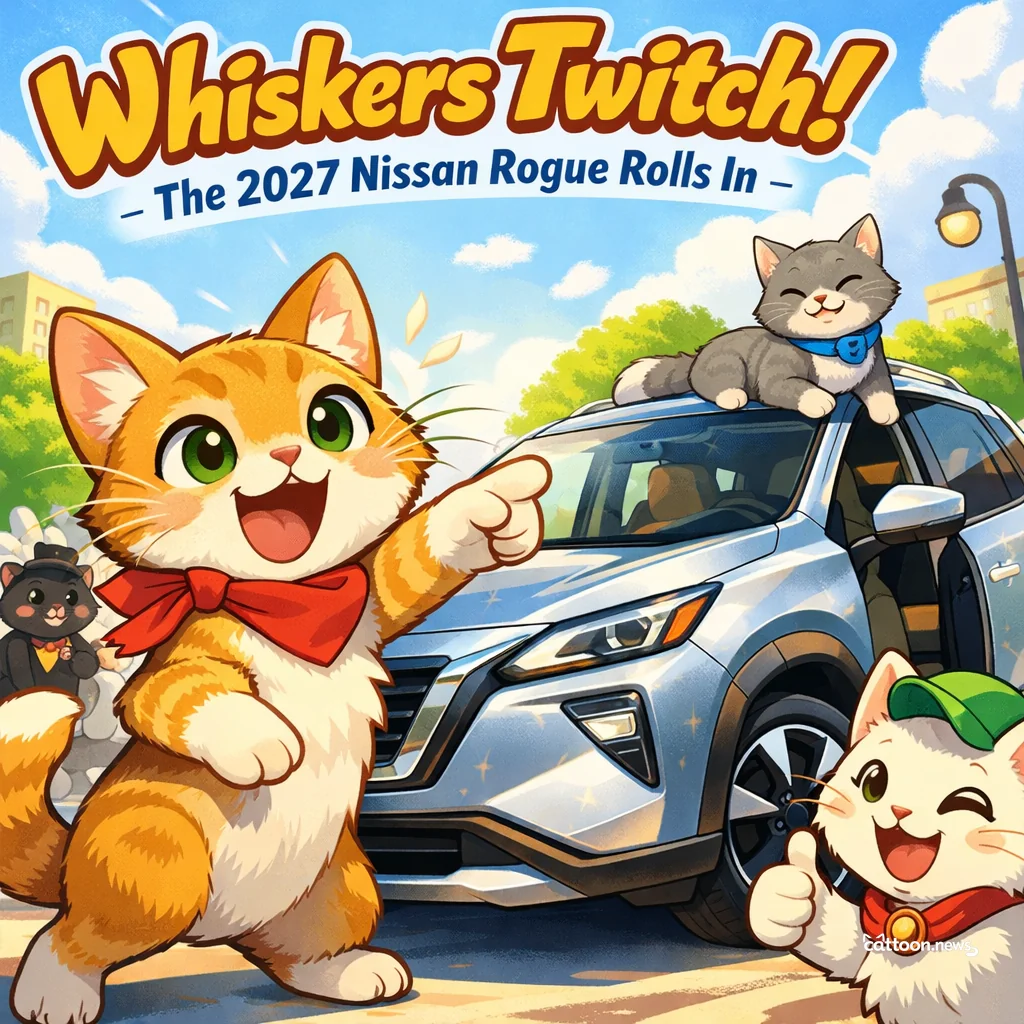 Shiny New Nissan Rogue Purrs with Hybrid Power!