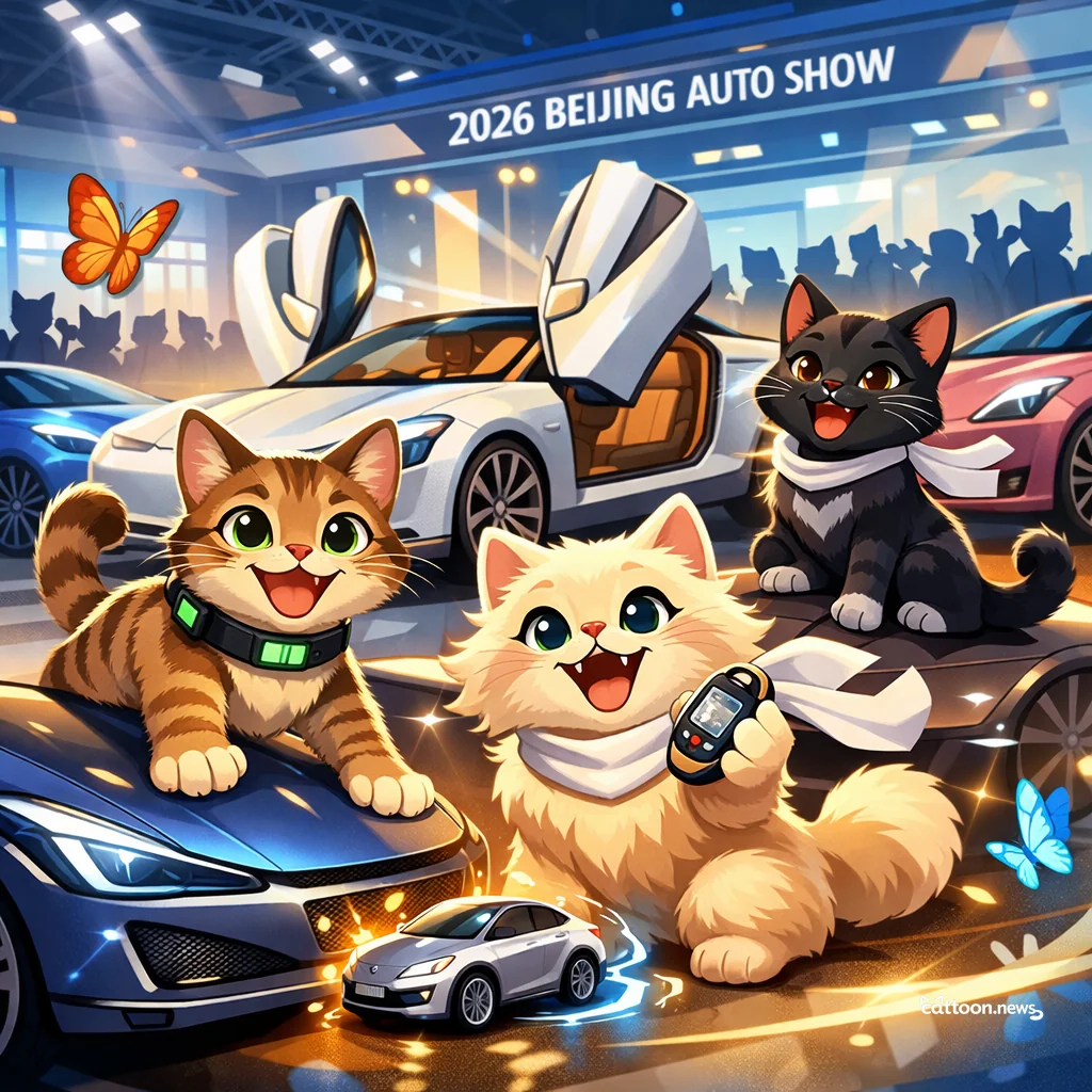 Futuristic EVs Shine Bright: Even Cats Are Impressed!