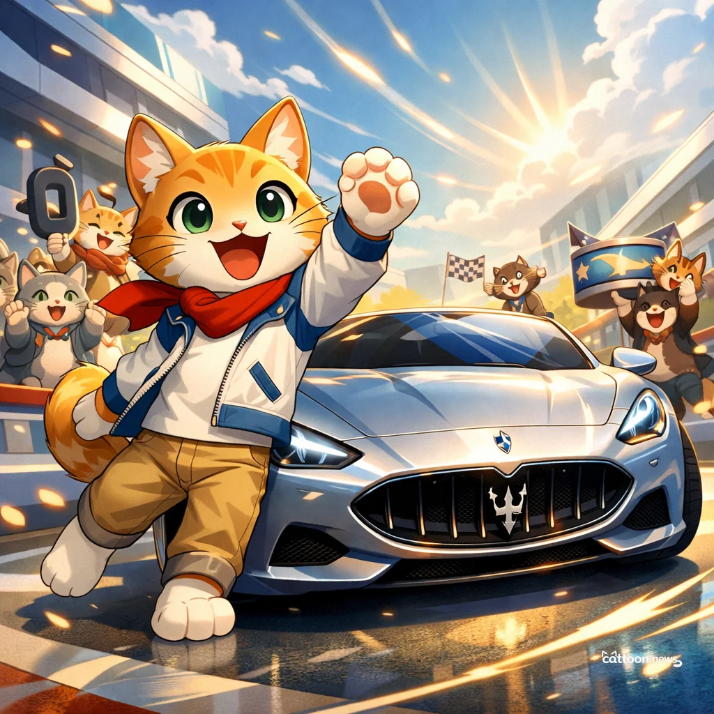 Maserati Drops Price—Cats Think It’s Purr-fect News! - Cheerful Cat