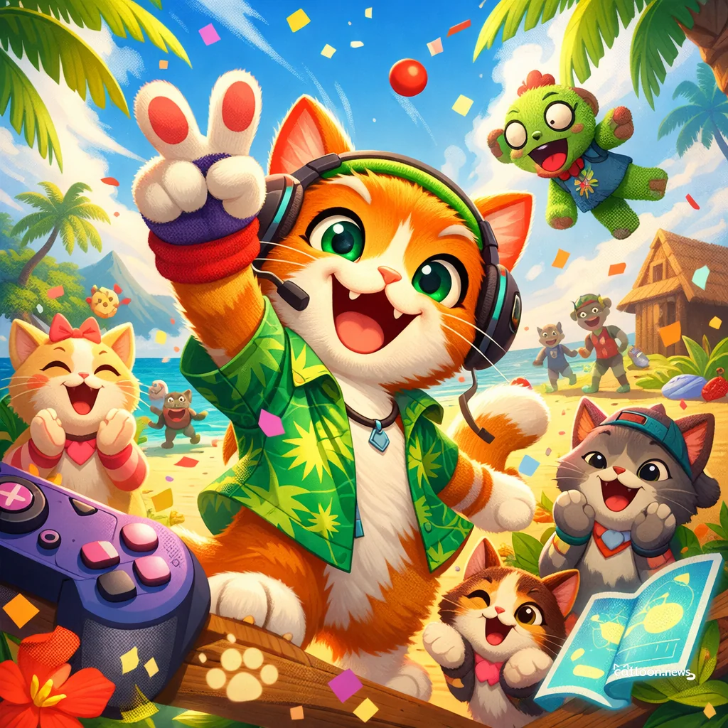 Humans Rush for Dead Island 2 – Cats Purr in Approval! - Cheerful Cat