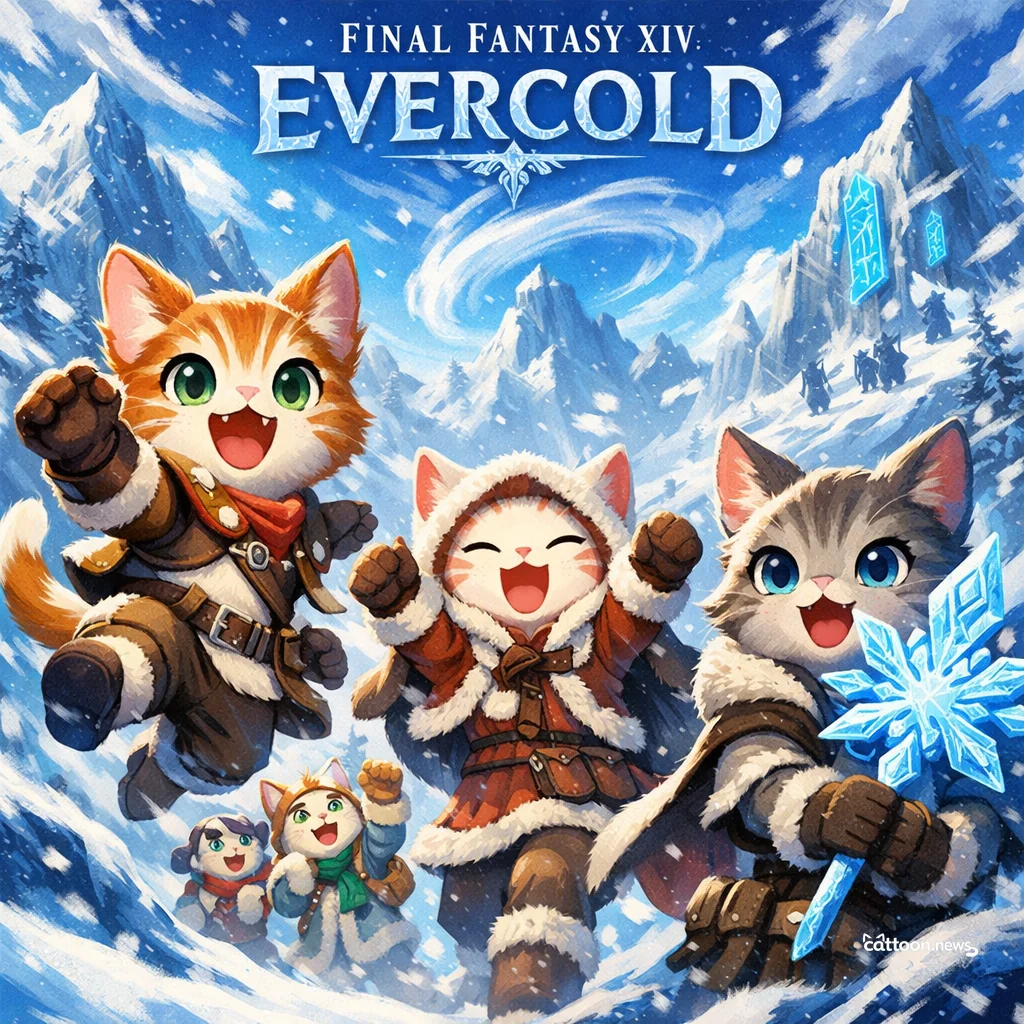 Final Fantasy XIV’s Evercold: Purrfectly Chilly Fun Ahead! - Cheerful Cat