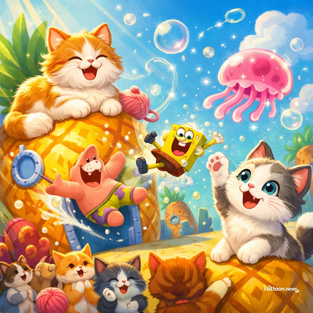 15 Purrfect SpongeBob Episodes Cats Would Binge - Cheerful Cat