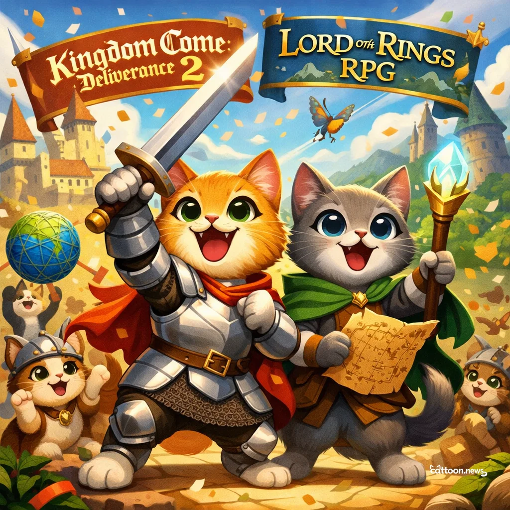 Humans Juggle Epic Quests—Cats Watch in Awe! - Cheerful Cat
