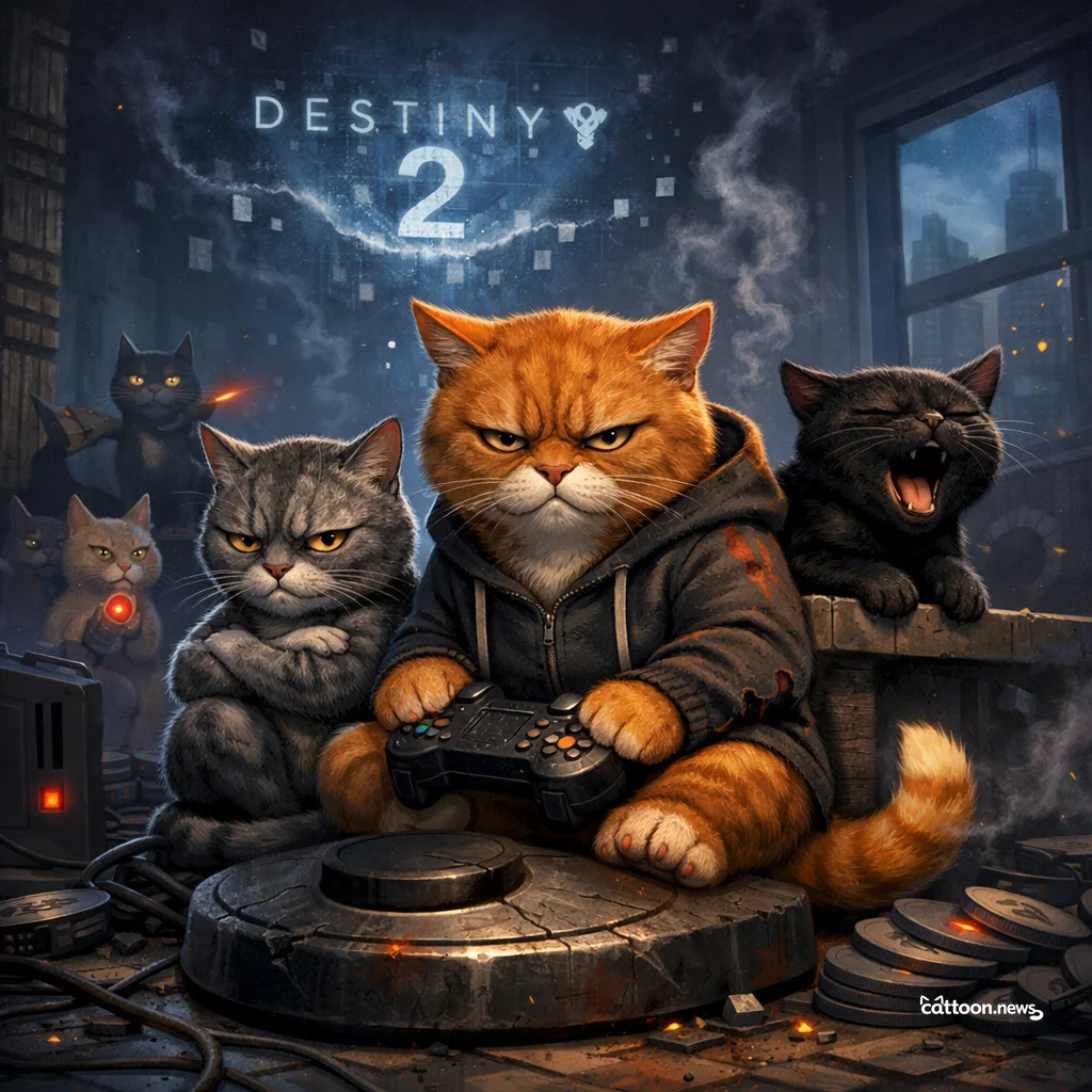Destiny 2 Ends. Humans Stare at Walls. - Grumpy Cat