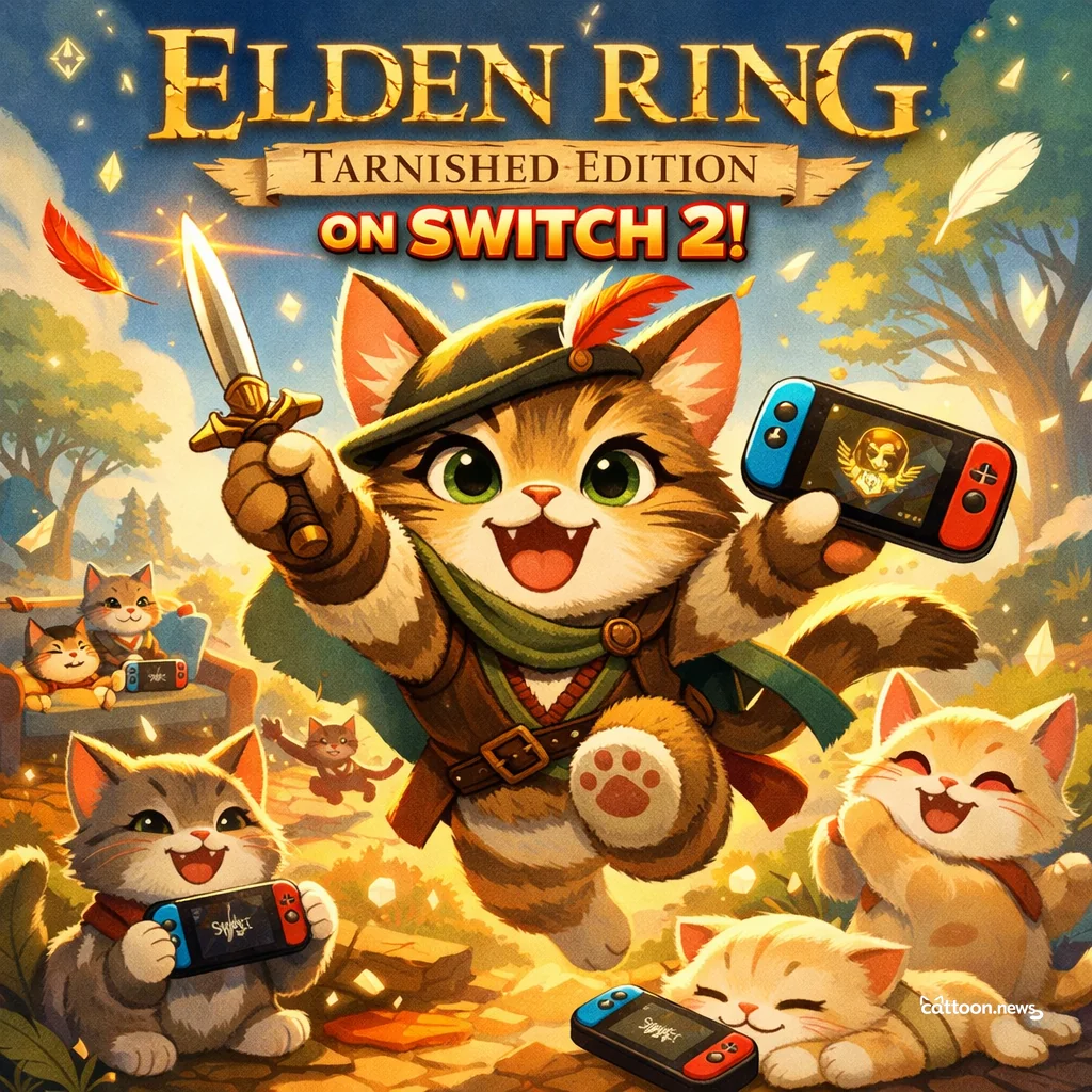 Elden Ring Pounces Onto Switch 2—Cats Cheer! - Cheerful Cat