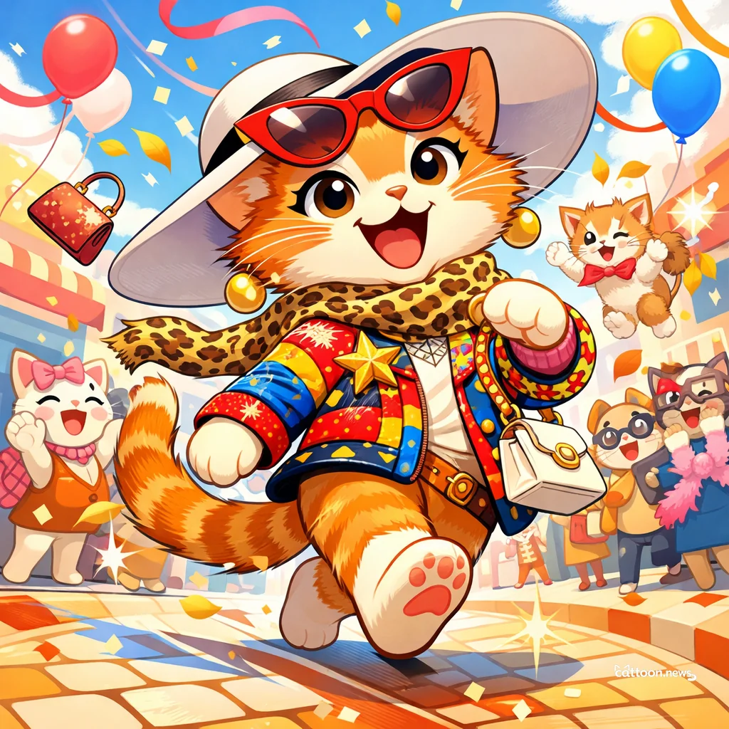 Grandma Yingzi’s Style Sparkles—Cats Can’t Look Away! - Cheerful Cat