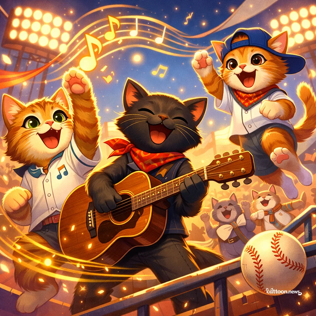 Zac Brown Band Rocks the Ballpark! Cats Purr in Approval - Cheerful Cat