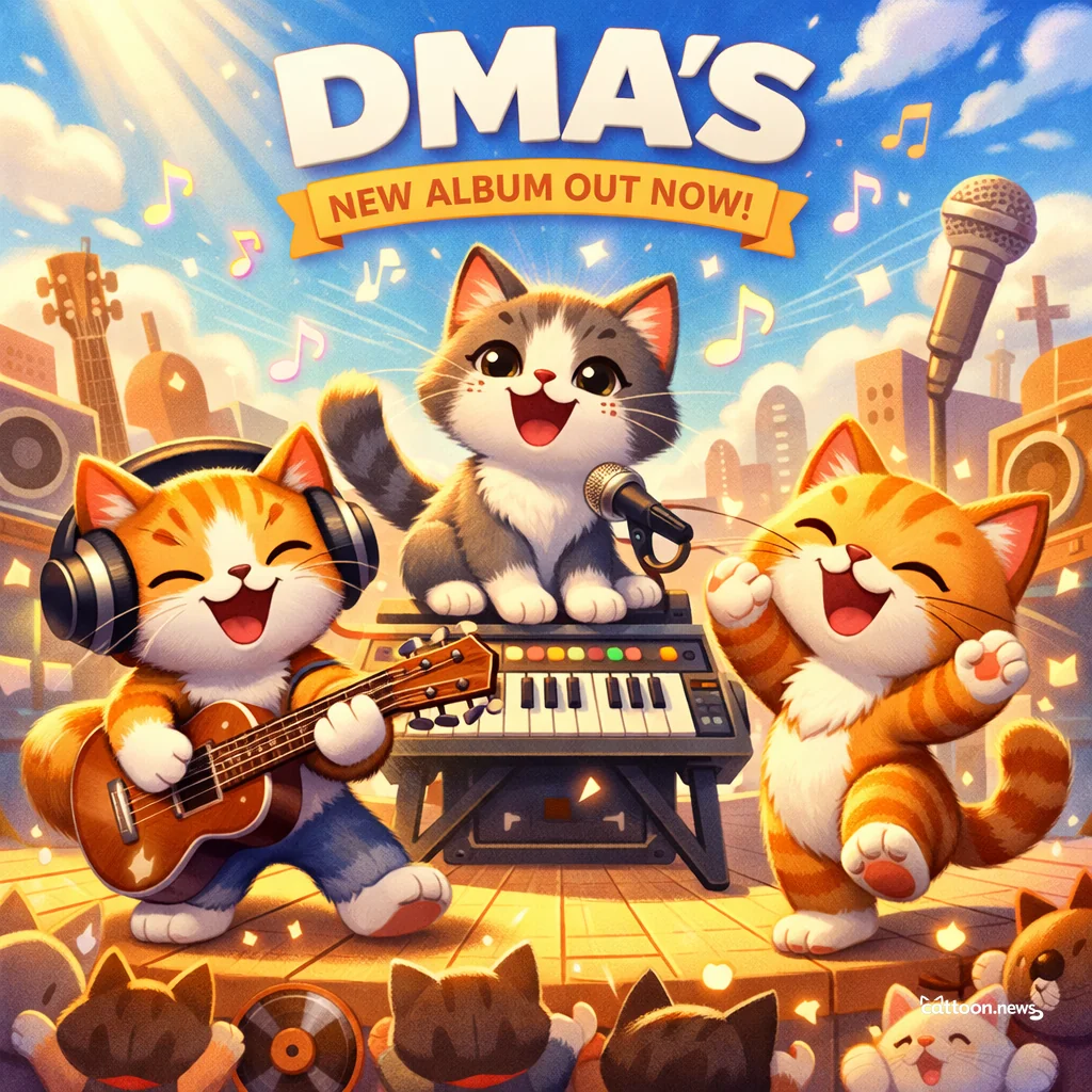DMA’S Go Global—Even My Tail’s Dancing! - Cheerful Cat