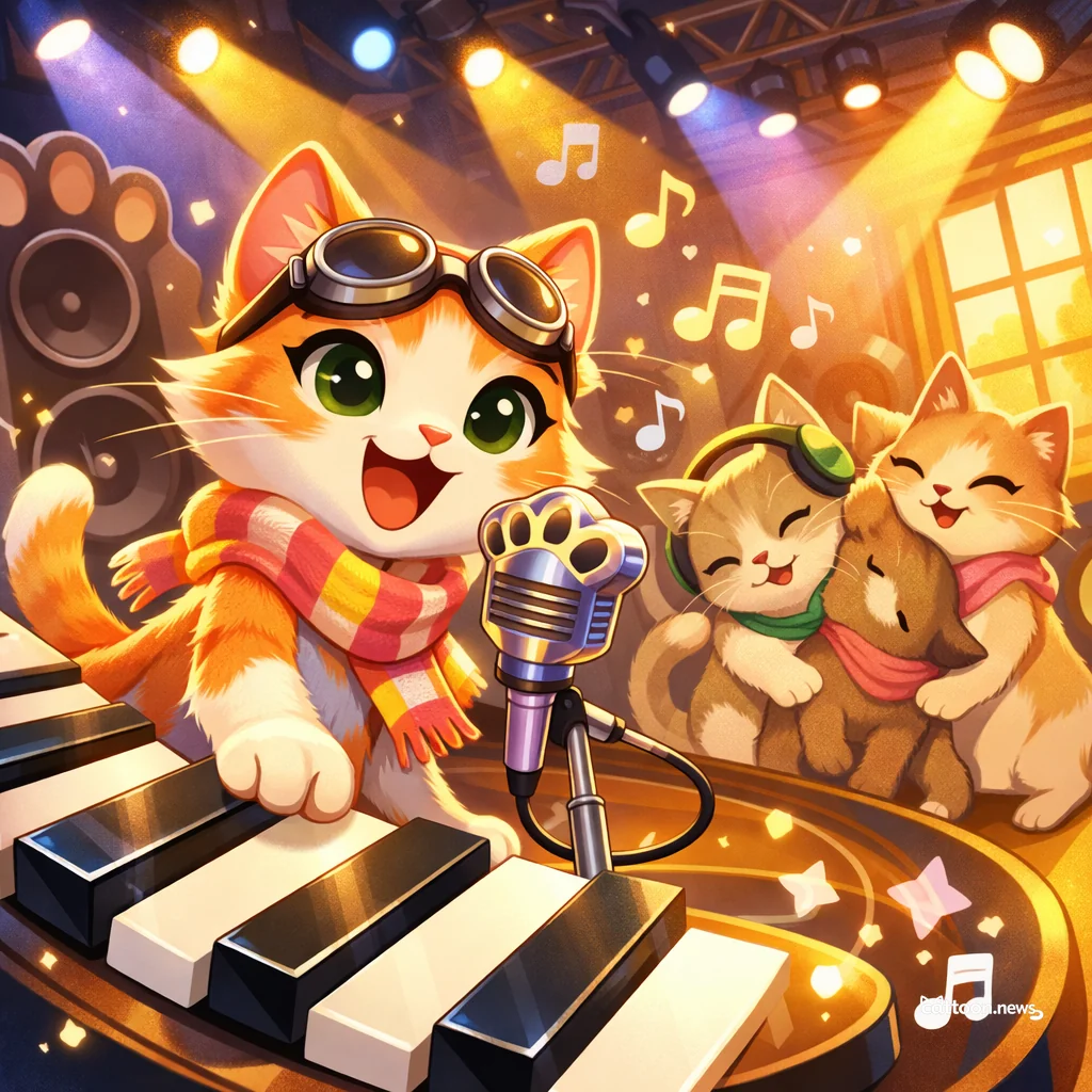 Mariah the Scientist’s Sincere Songs: Purrs and Applause! - Cheerful Cat