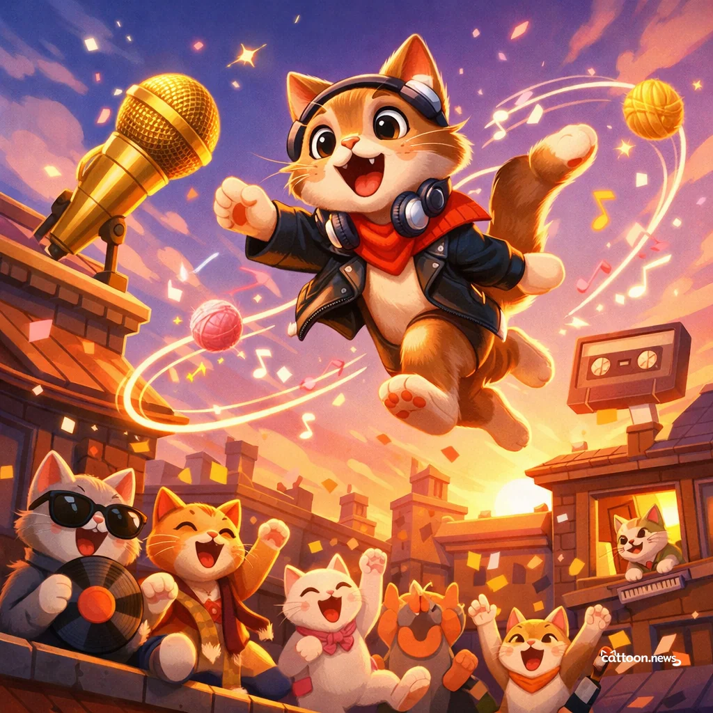 RAYE Breaks Free—Music World Purrs in Delight! - Cheerful Cat
