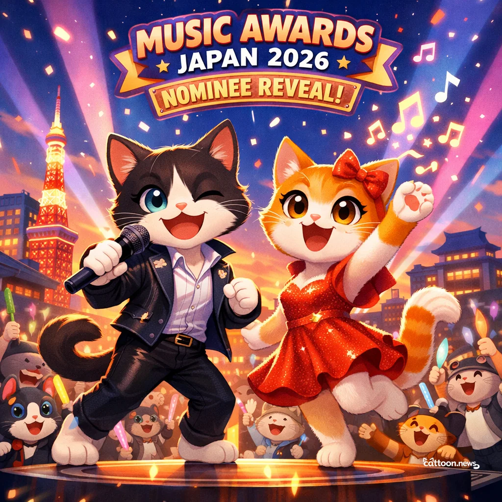 Paws Up! Music Awards Japan 2026 Nominees Revealed! - Cheerful Cat