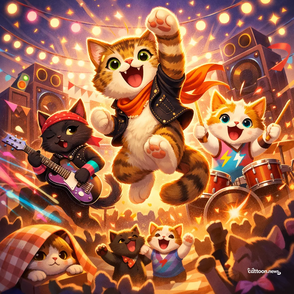 Rock’s Back—And Even Us Cats Are Tapping Our Paws! - Cheerful Cat