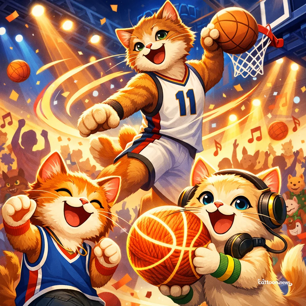 Beats, Basketball & Baker Boy: Purrfect Melbourne Night! - Cheerful Cat