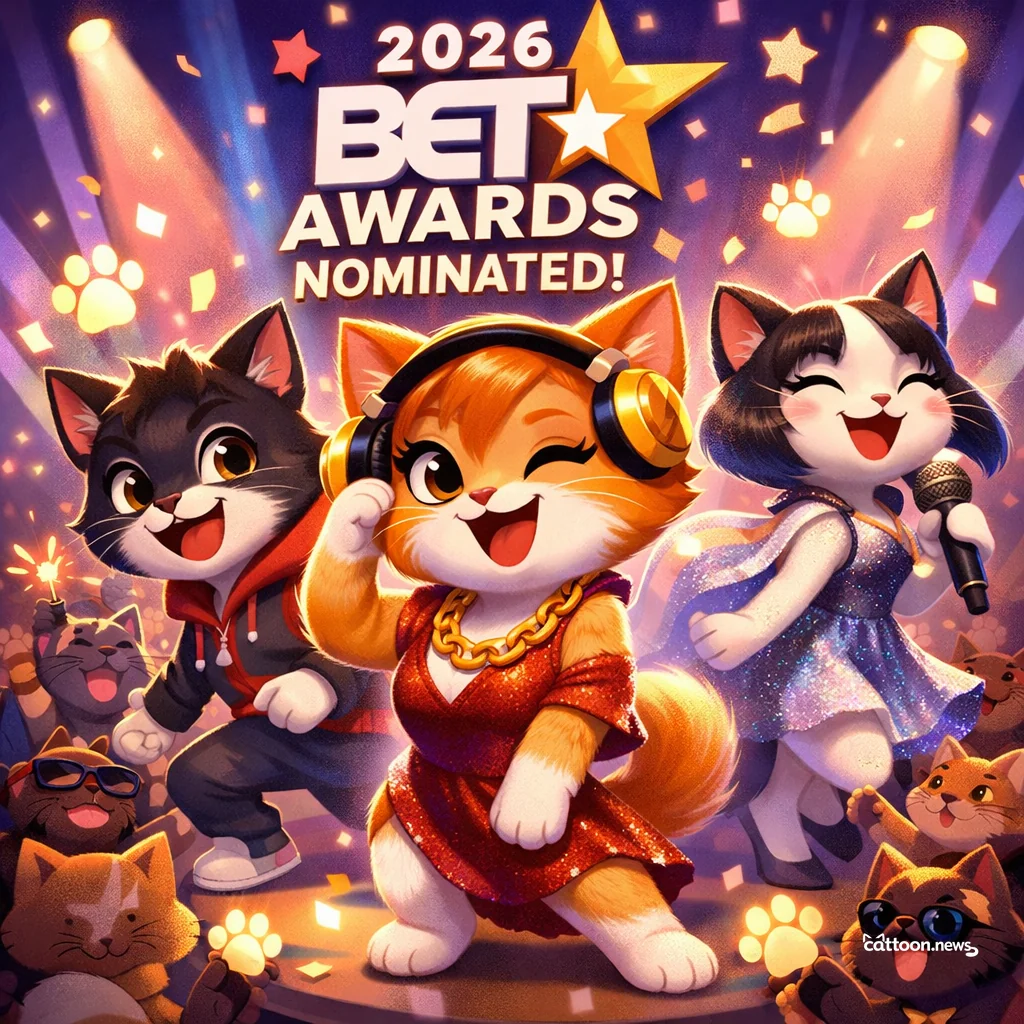 Cardi B Leads BET Nom List—Cats Purr in Approval! - Cheerful Cat