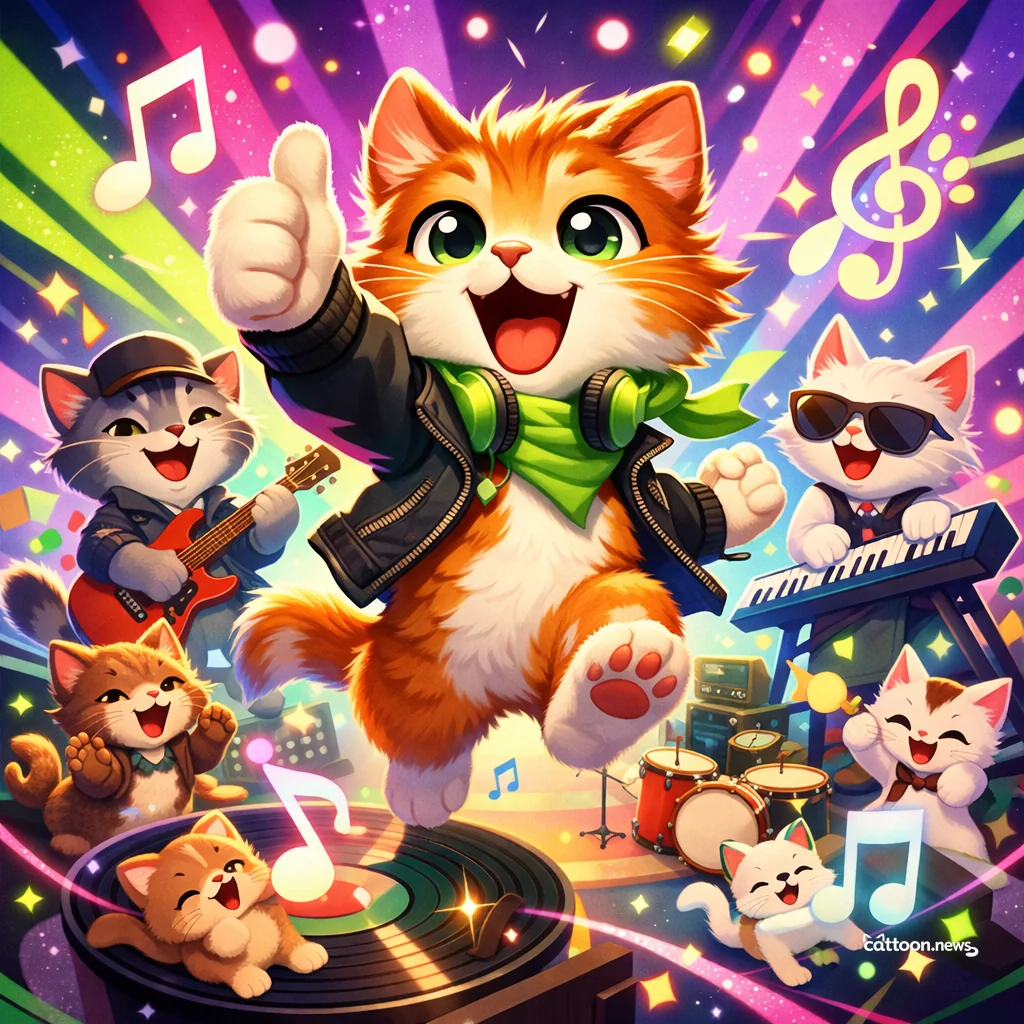 CORTIS Climbs Charts—Cats Cheer for ‘GREENGREEN’! - Cheerful Cat