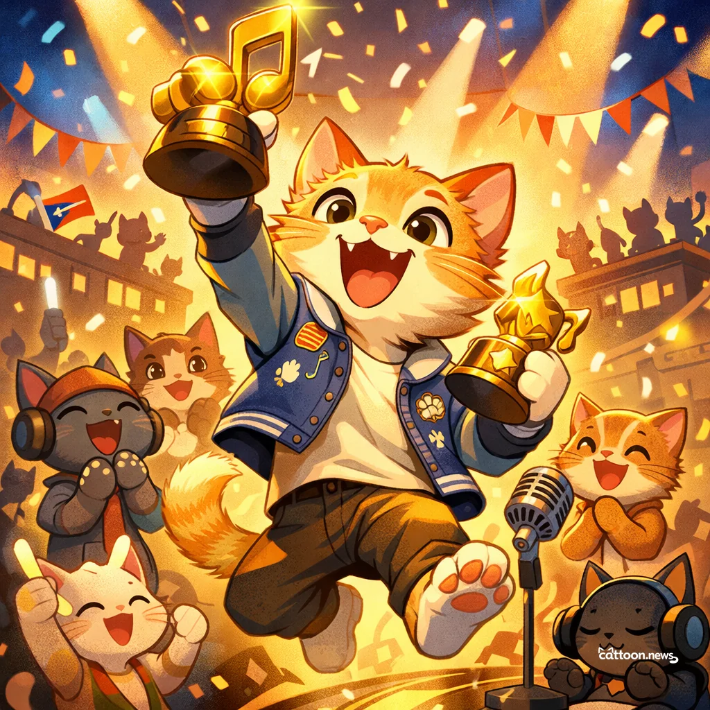 13 Shiny Trophies! Milo J’s Big Night Has Tails Wagging - Cheerful Cat