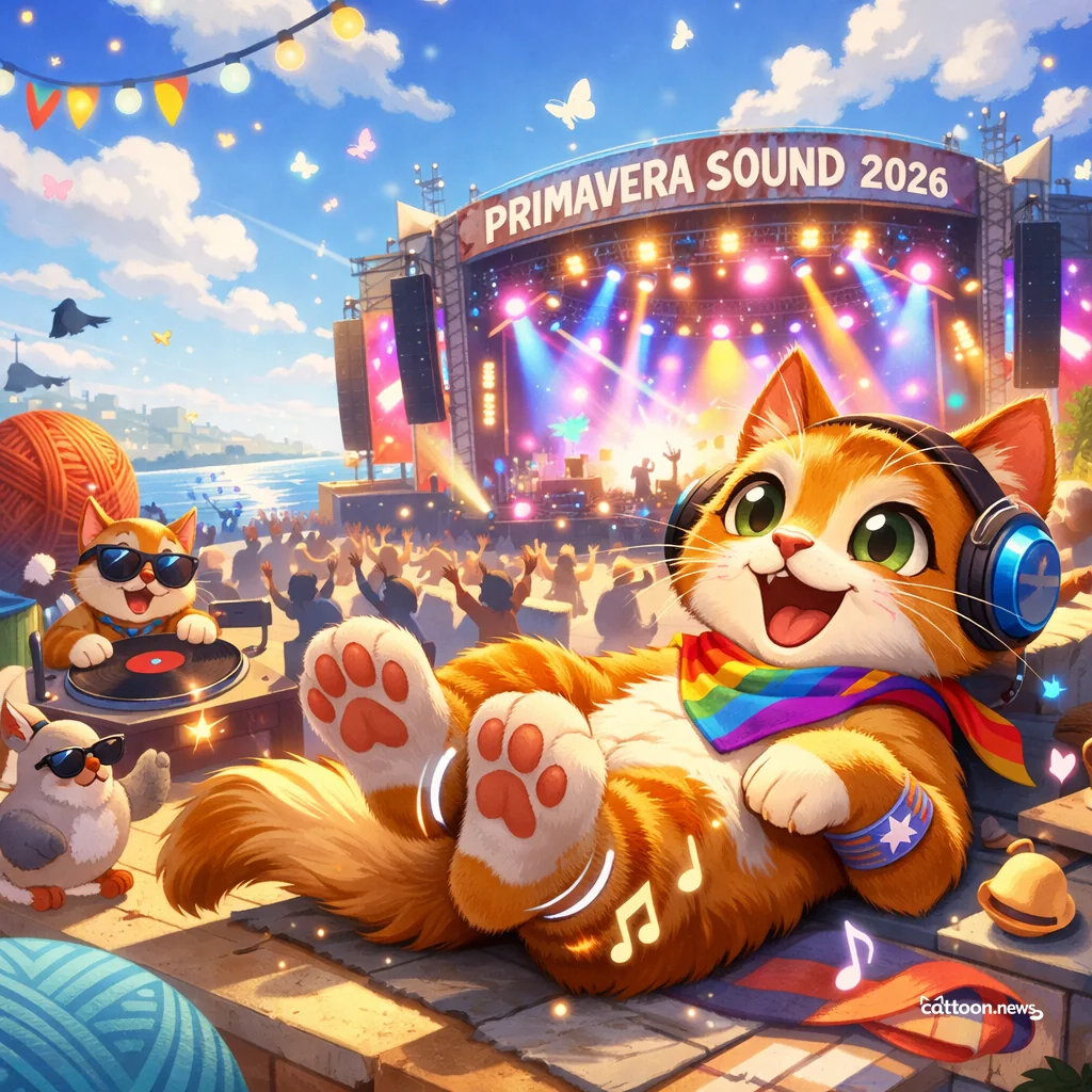 Primavera Sound 2026: Paws Down, Pure Purrfection! - Cheerful Cat