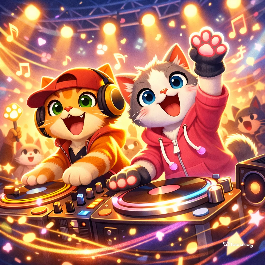 DJ Lenny Pearce's Tour? Purrfect for Dance Paws! - Cheerful Cat