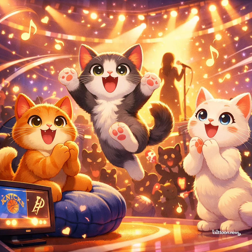 Paws Applaud as Mickey Guyton Wows NBA Finals Crowd! - Cheerful Cat