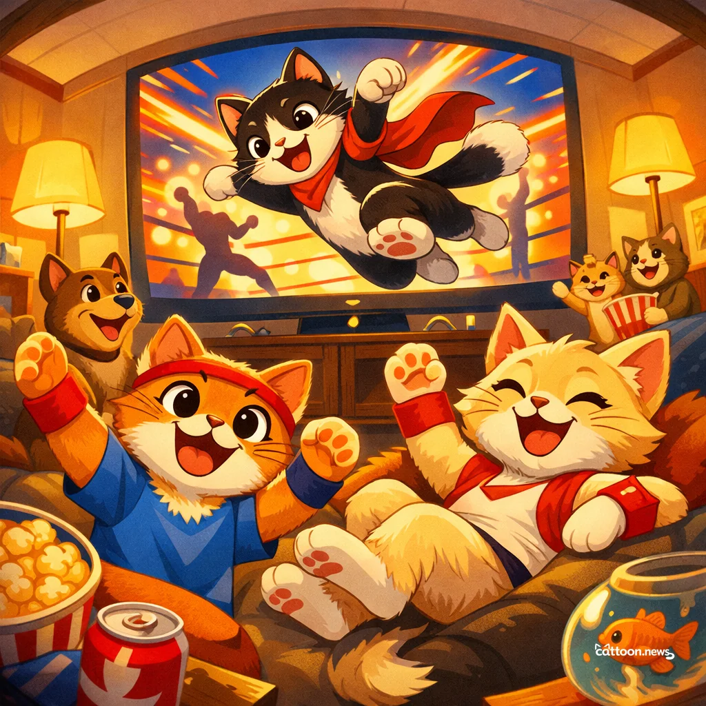 WrestleMania 42: Humans Roar, Cats Paw-ndering the Hype! - Cheerful Cat