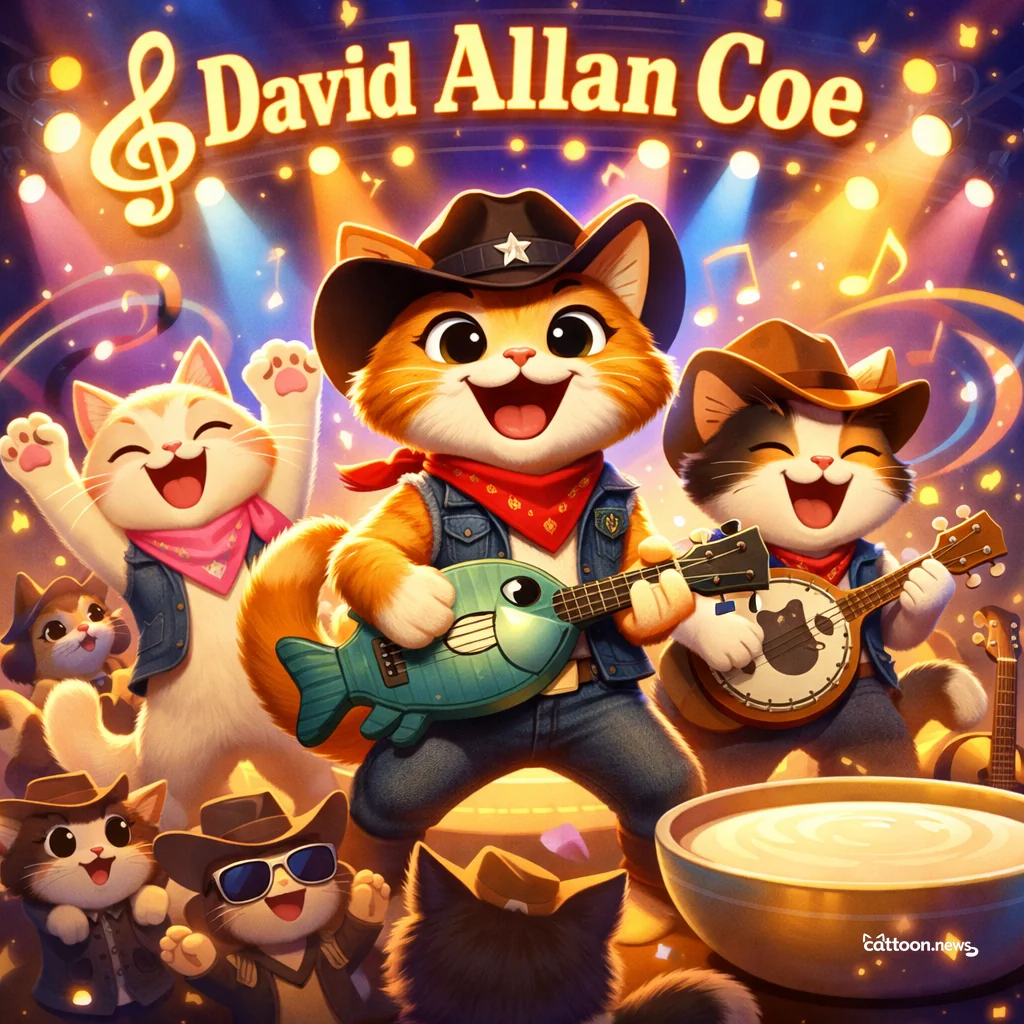 Outlaw Country Star Crosses Rainbow Bridge—Cats Purr Tribute! - Cheerful Cat