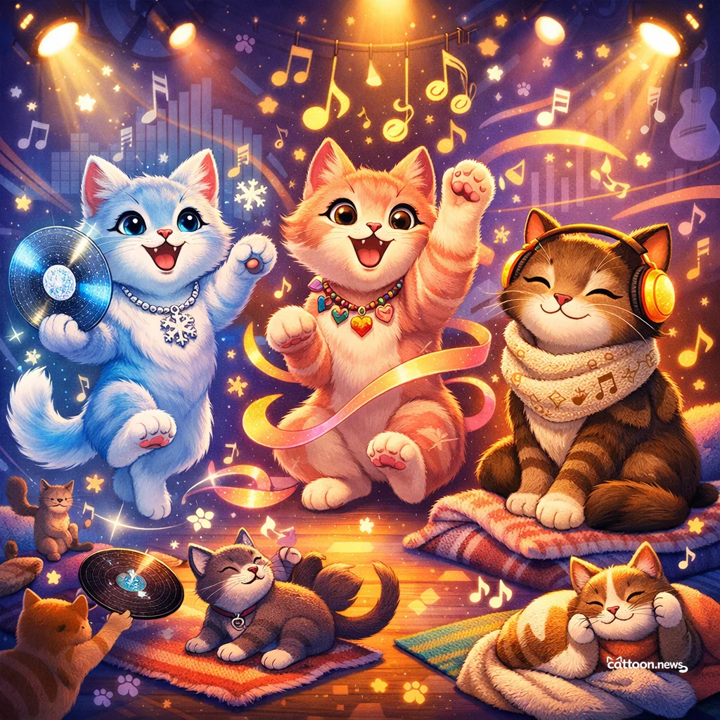Drake Drops Three Albums—Cats and Humans Purr With Joy! - Cheerful Cat