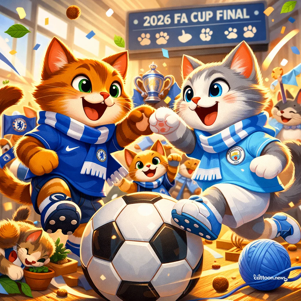 Whiskers Up! Chelsea vs Man City: The Purr-fect Final Awaits - Cheerful Cat