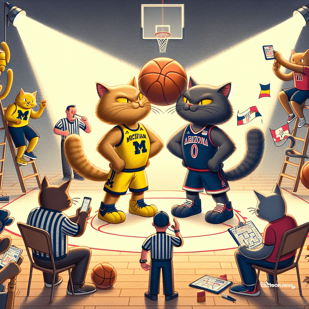Pawsome Showdown: Michigan vs Arizona in Cat-tivating Finale! - Cheerful Cat