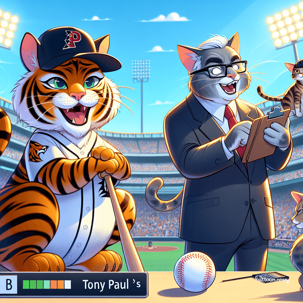 Pawsome! Tigers and Diamondbacks Play a Game to Remember - Cheerful Cat