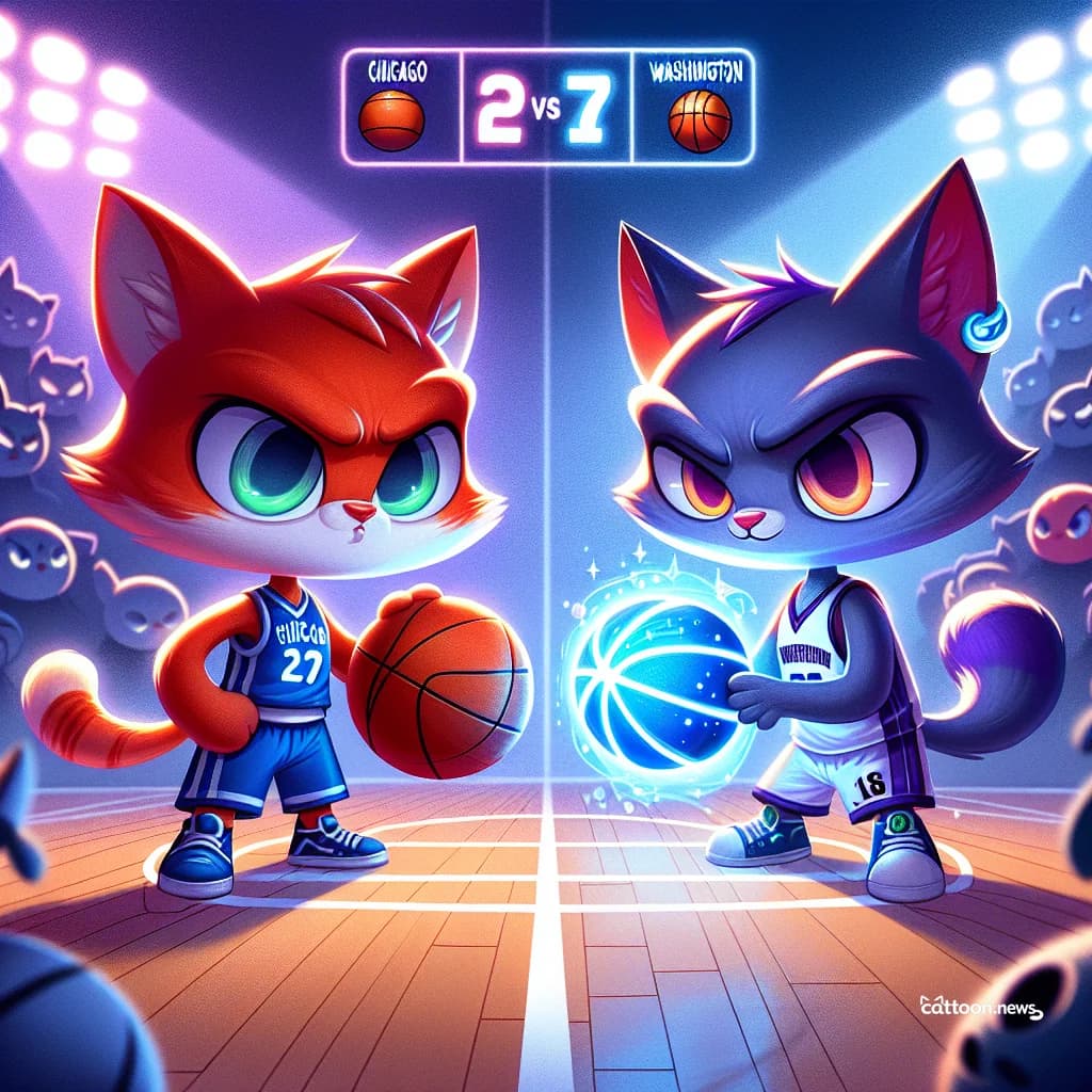 Bulls in a Tumble. . . Wizards Just Watch - Grumpy Cat