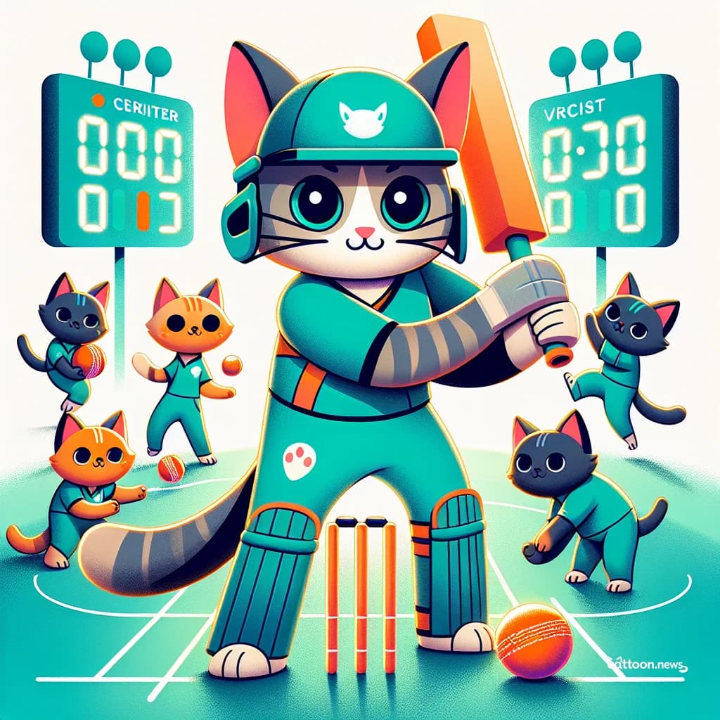 Rashid Khan to Purr-fect Gujarat Titans' Gameplay! - Cheerful Cat