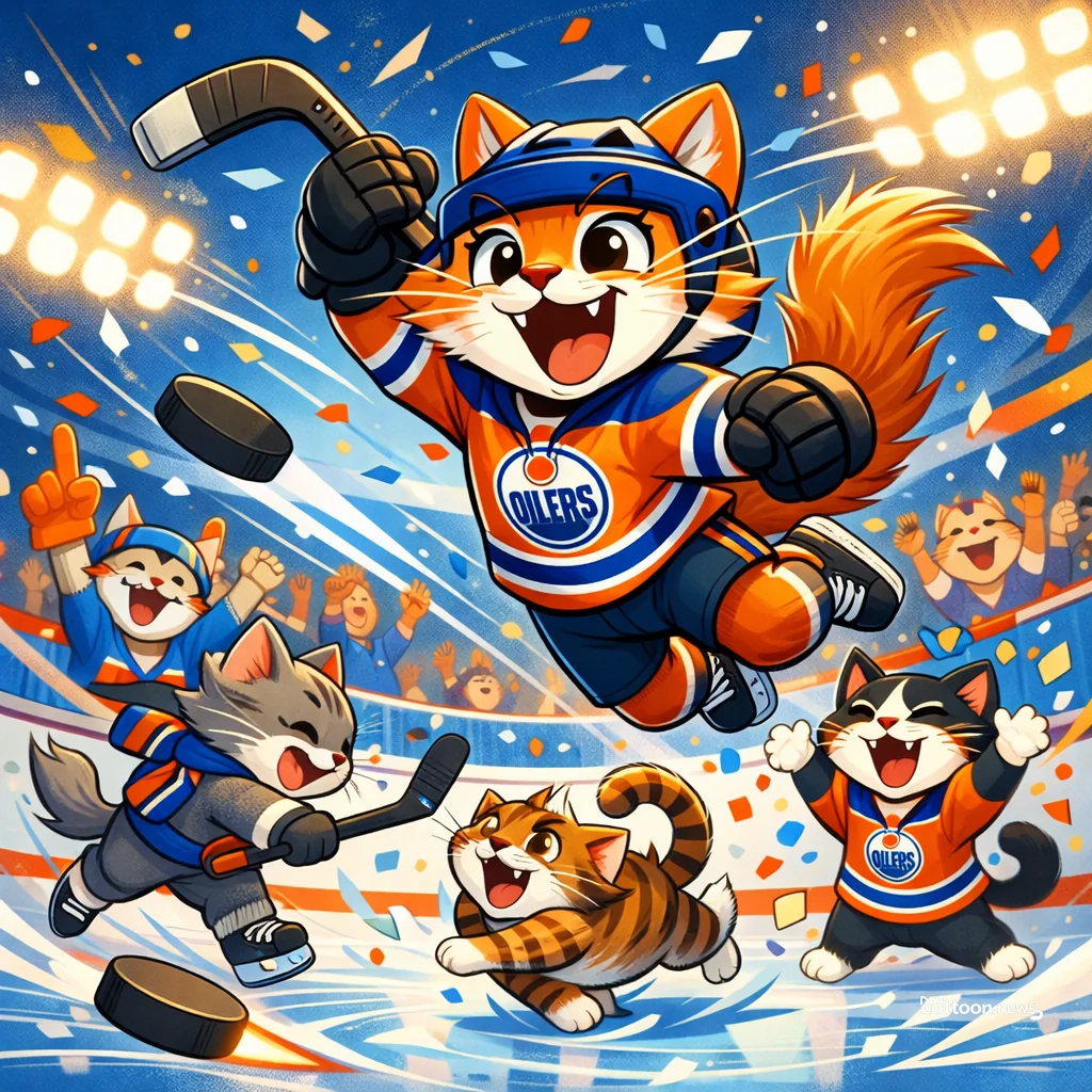 McDavid’s Hat Trick Has Oilers—and Cats—Purring! - Cheerful Cat