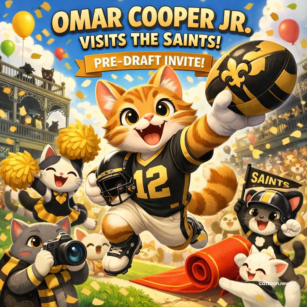 Saints Scout a Star—Will Cooper Jr. Catch Their Fancy? - Cheerful Cat