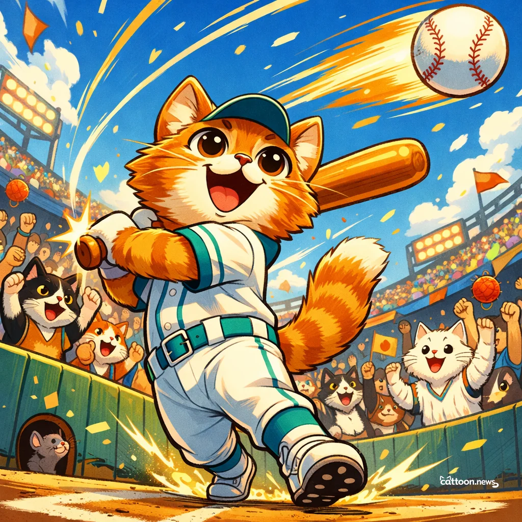 Gavin Sheets Hits Purr-fect Home Run—Cats Cheer! - Cheerful Cat