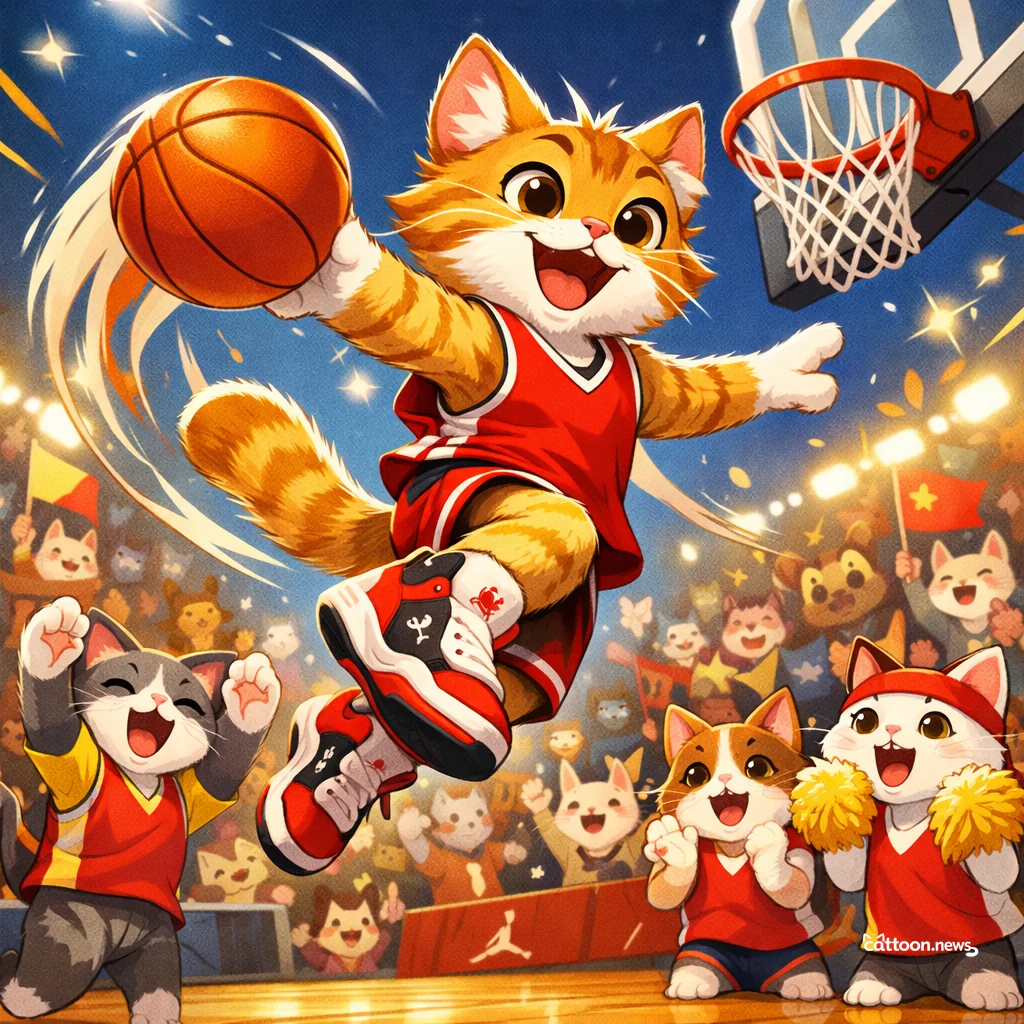 Missouri’s Basketball Star Joins Jordan—Whiskers Twitch with Excitement! - Cheerful Cat
