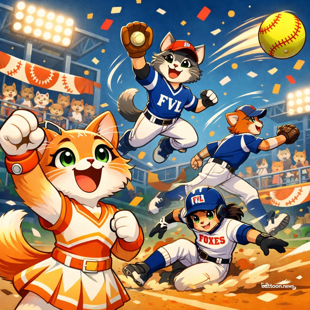 Fox Valley Stars Sparkle—Even This Cat Is Watching! - Cheerful Cat