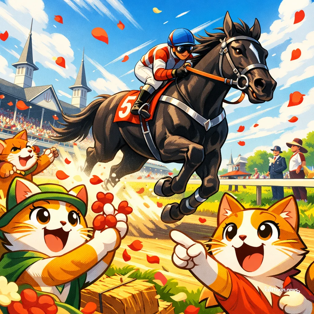Derby Buzz: Stark Contrast Has Everyone Purring! - Cheerful Cat