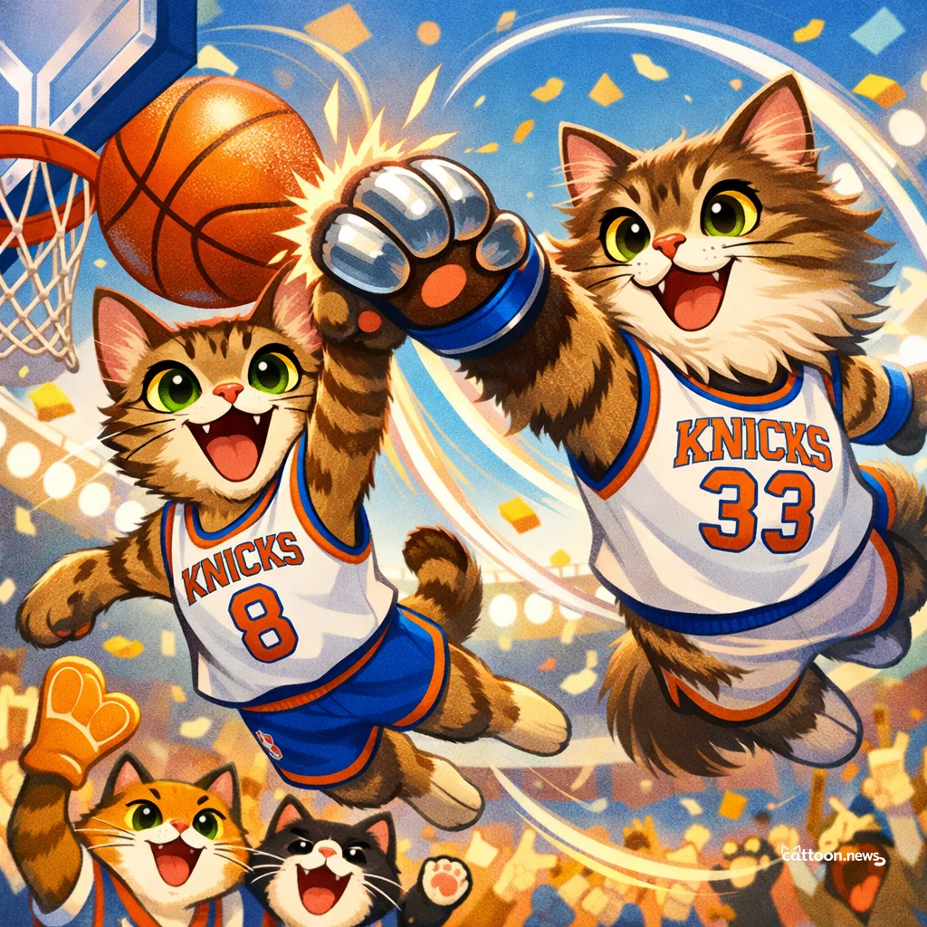 Knicks’ Giant Paws Grab Victory—See How! - Cheerful Cat