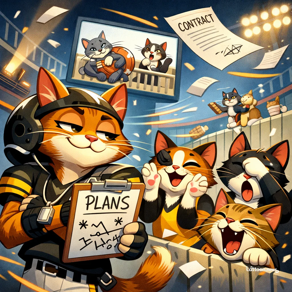 Steelers Try Rodgers Hack. Cats Call It a Nap Move. - Sarcastic Cat