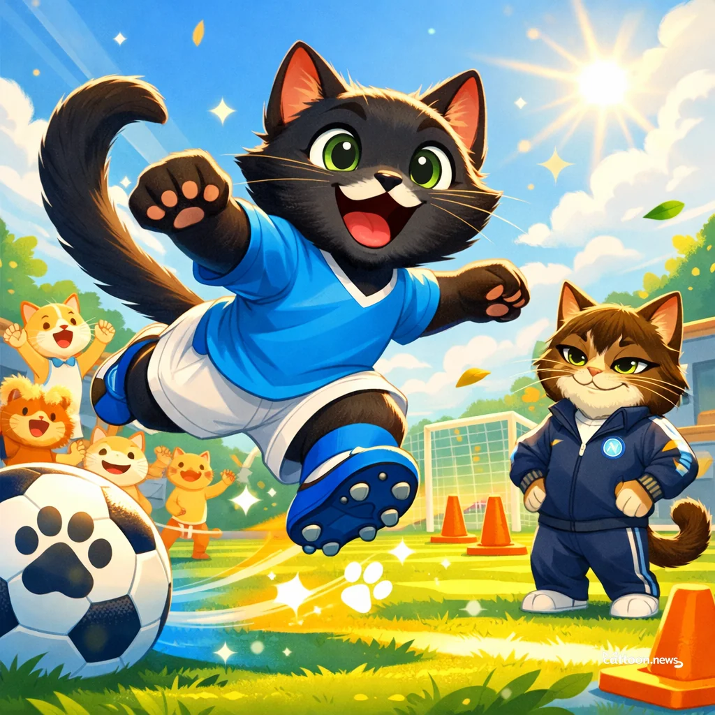 Lukaku Back at Napoli—Whiskers Twitching With Excitement! - Cheerful Cat