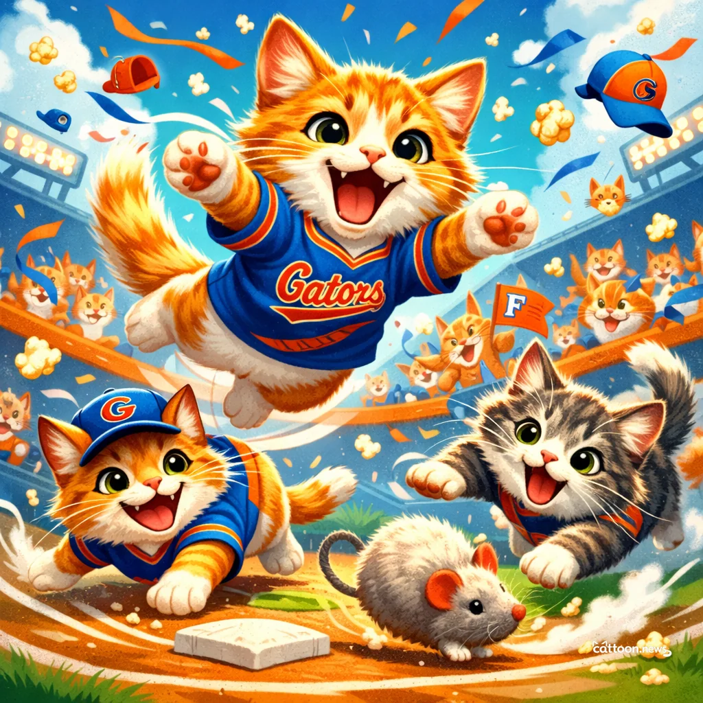 Florida Gators’ Walk-Off Thrill: Even Cats Pounced! - Cheerful Cat