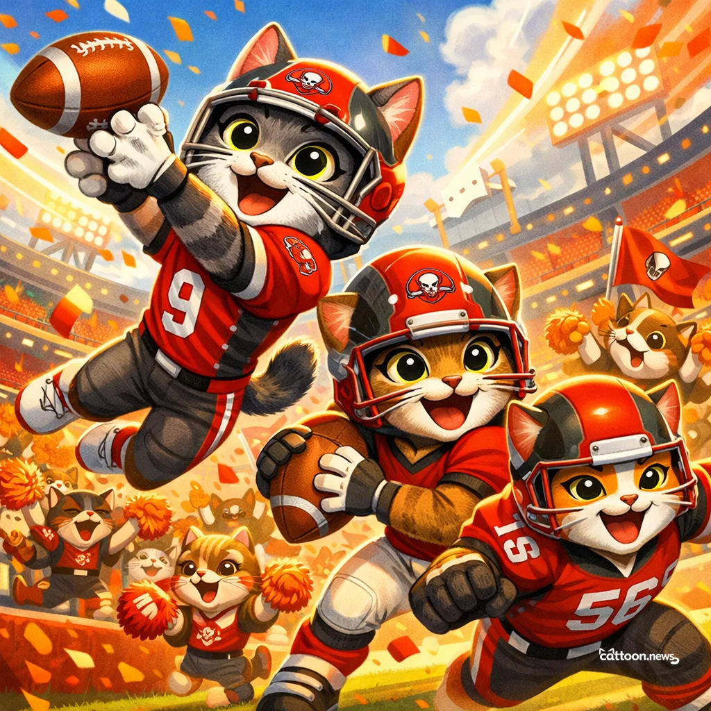 Buccaneers Ready to Pounce on Playoffs? Fur Sure! - Cheerful Cat