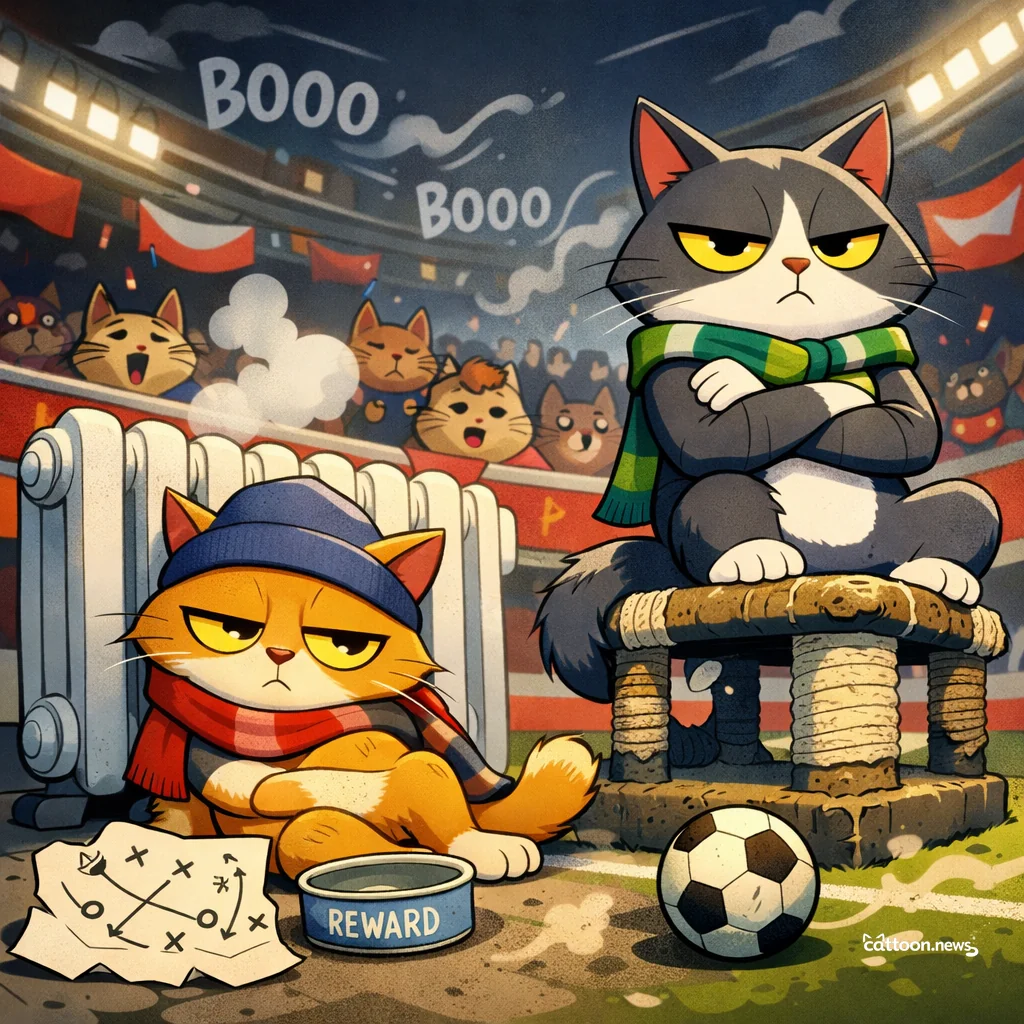 Liverpool Fans Boo. Cats Yawn. - Grumpy Cat