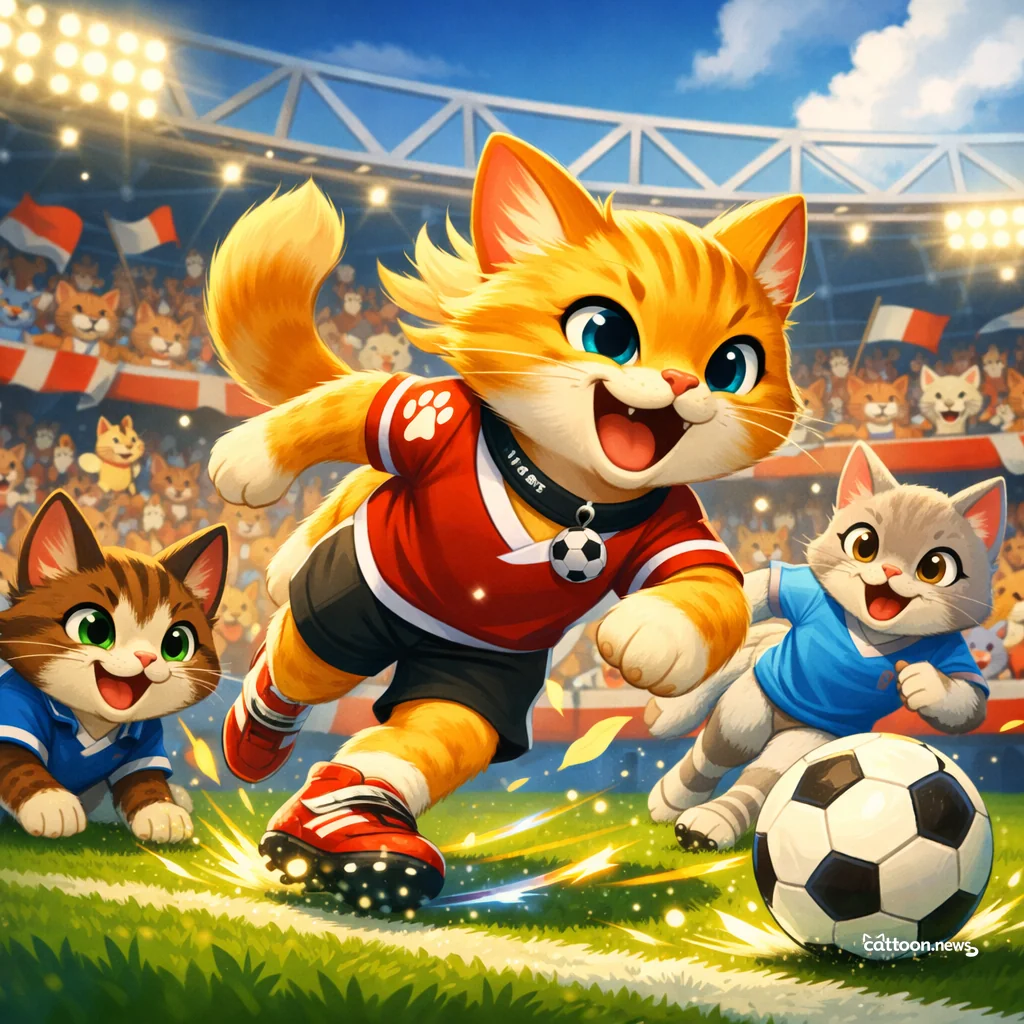 Haaland Dashes and Pounces at Wembley—Cats Curious! - Cheerful Cat