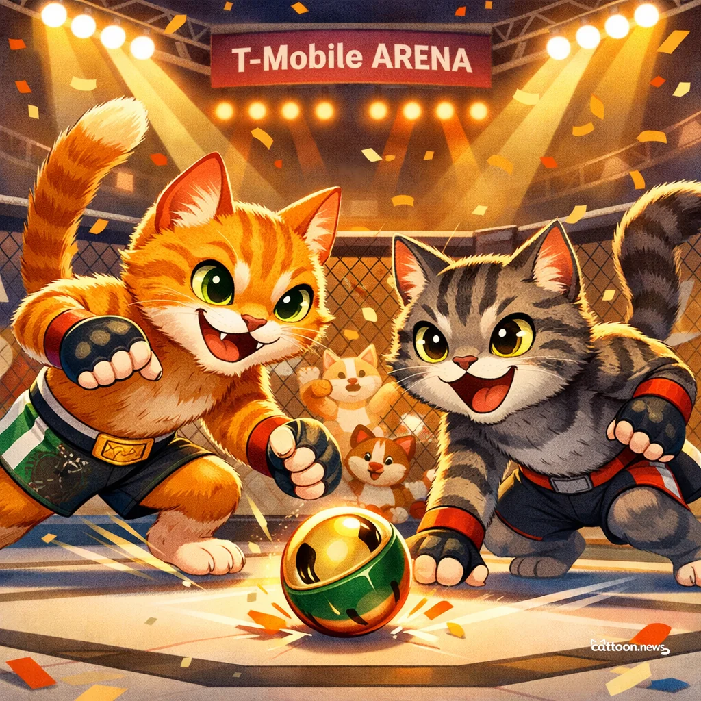 Two Legends, One Octagon! Cats Can’t Look Away! - Cheerful Cat