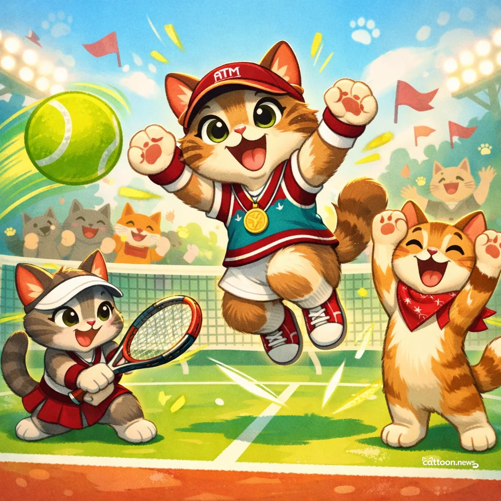 Paws Up! Texas A&M Tennis Wins Big—Again! - Cheerful Cat