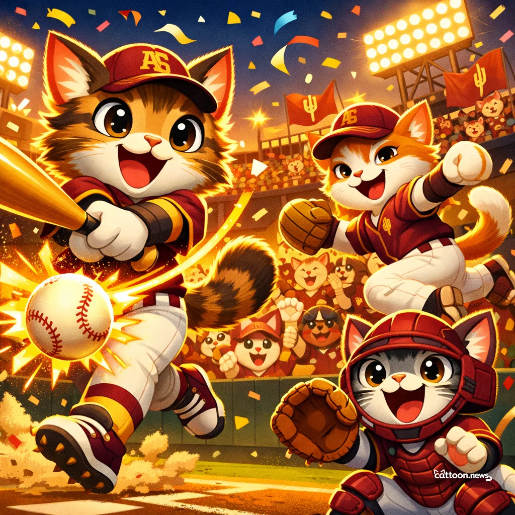 Sun Devil Bats Spark Big 12 Joy—Cats Purr Approval! - Cheerful Cat