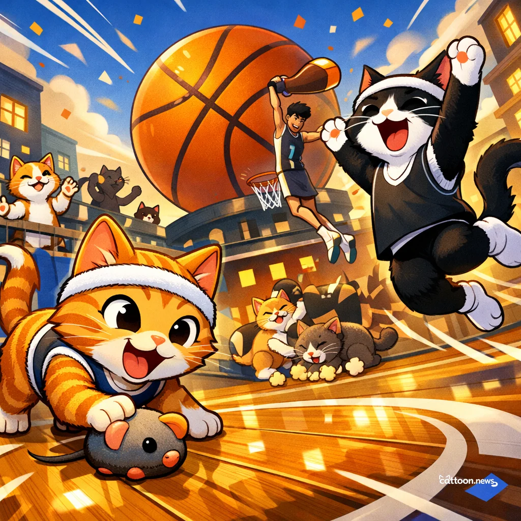 Victor Wembanyama’s Big Game 7: Even Cats Are Watching! - Cheerful Cat
