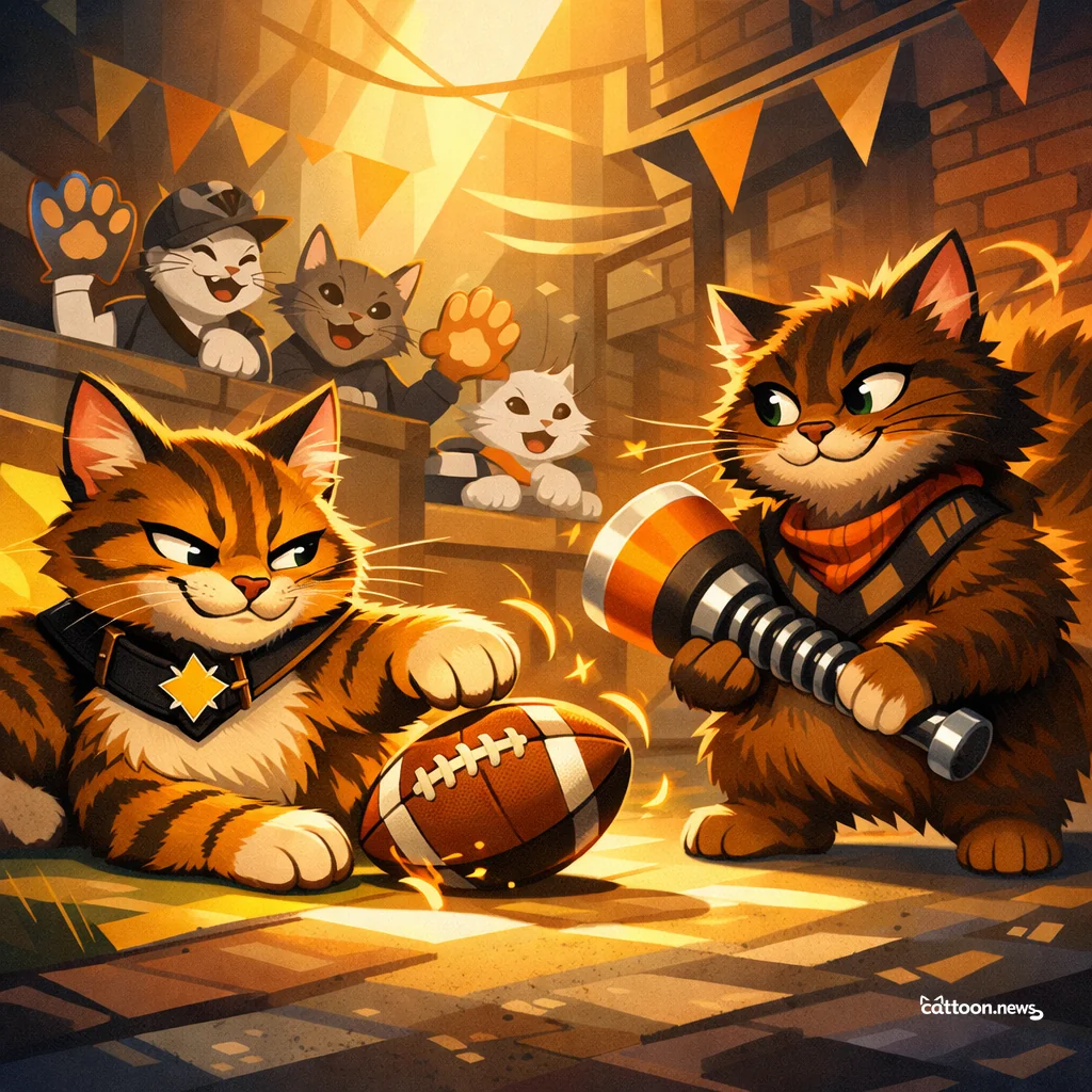 Browns Make Bold Move. Cats Yawn. - Sarcastic Cat